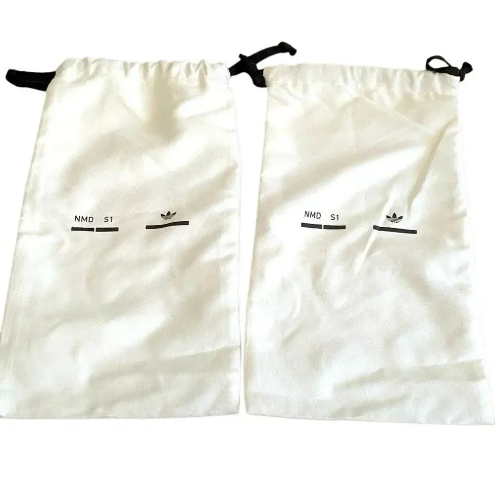 Pair of Empty Adidas NMD S1 Dust Bags - Replacement Storage Duster Bag